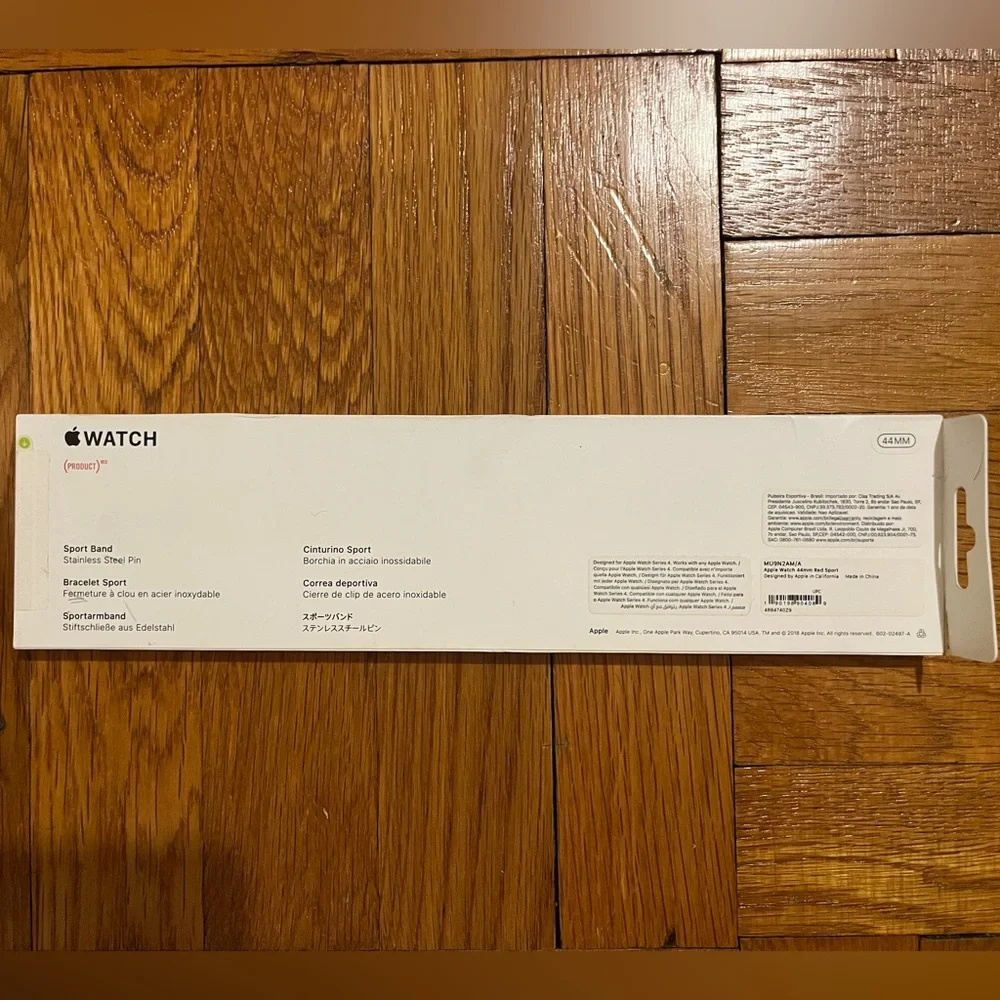 Apple Red Silicone Sport Band for Apple Watch